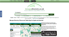 Desktop Screenshot of mosquedirectory.co.uk