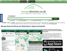 Tablet Screenshot of mosquedirectory.co.uk